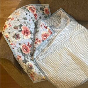 Floral and Gingham Pillow Shams